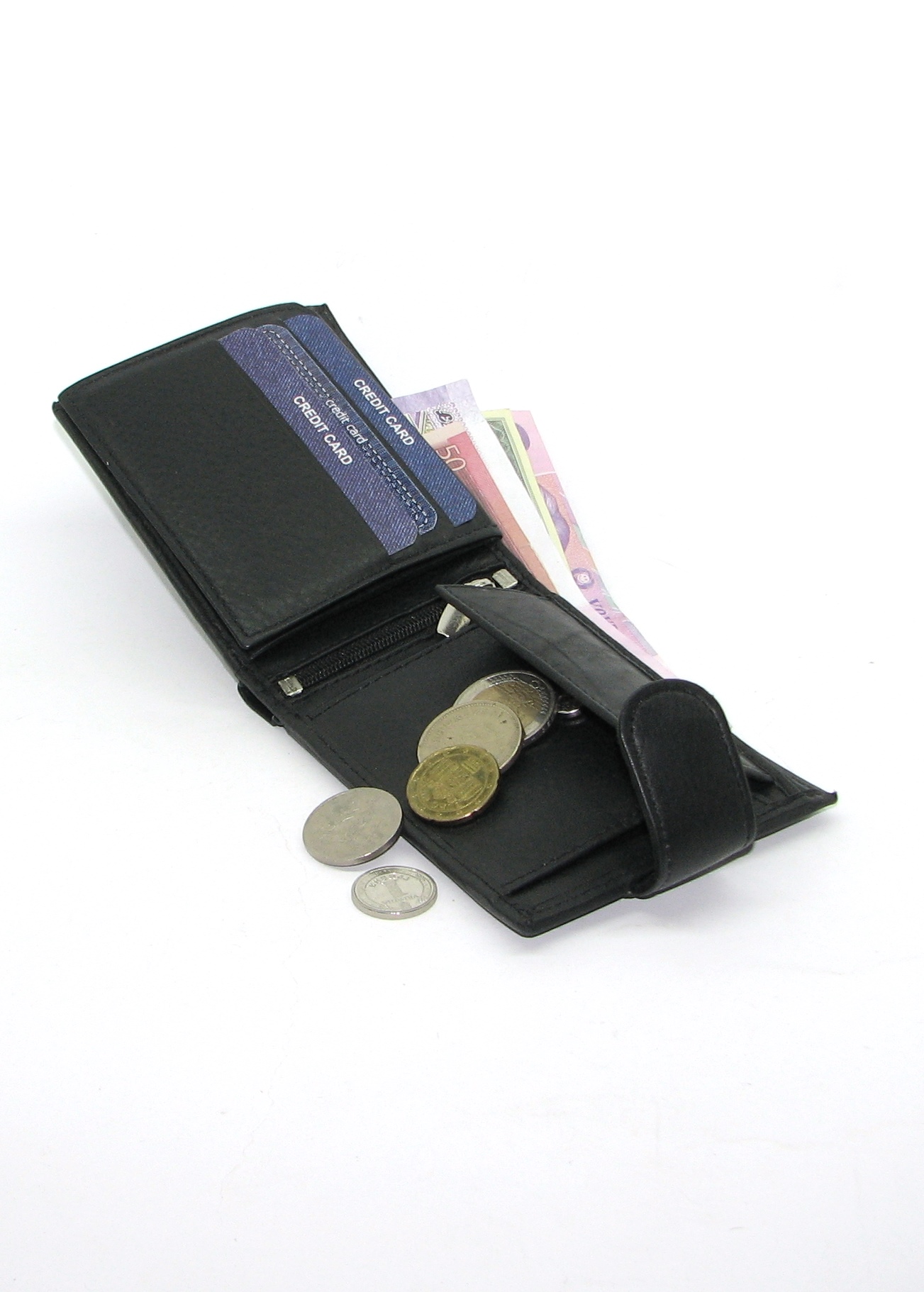 Кошелек мужской DNK Leather N7L-CCF Black Кошелек мужской DNK Leather N7L-CCF Black